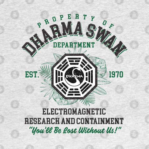 Property of Dharma Swan Department by Alema Art